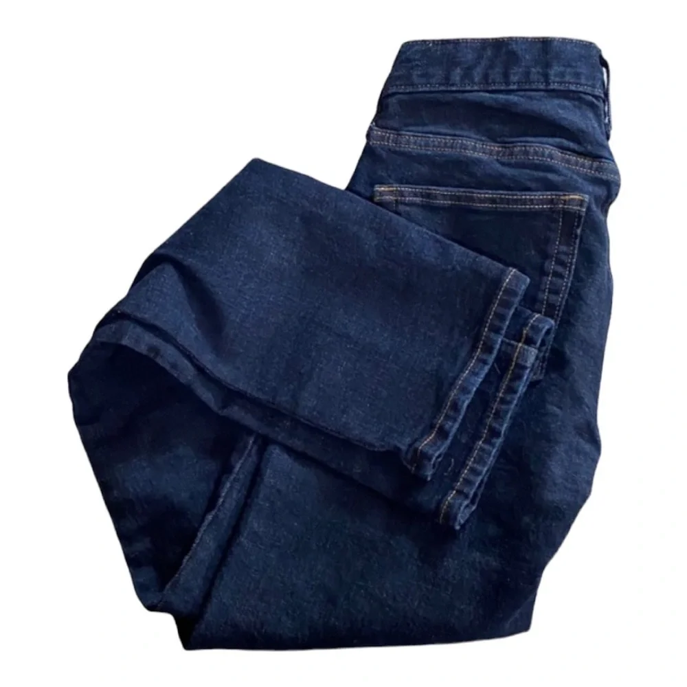 Old Navy Jeans Dark Wash Skinny Built in Flex Cotton Stretch 30x32 Unisex Long